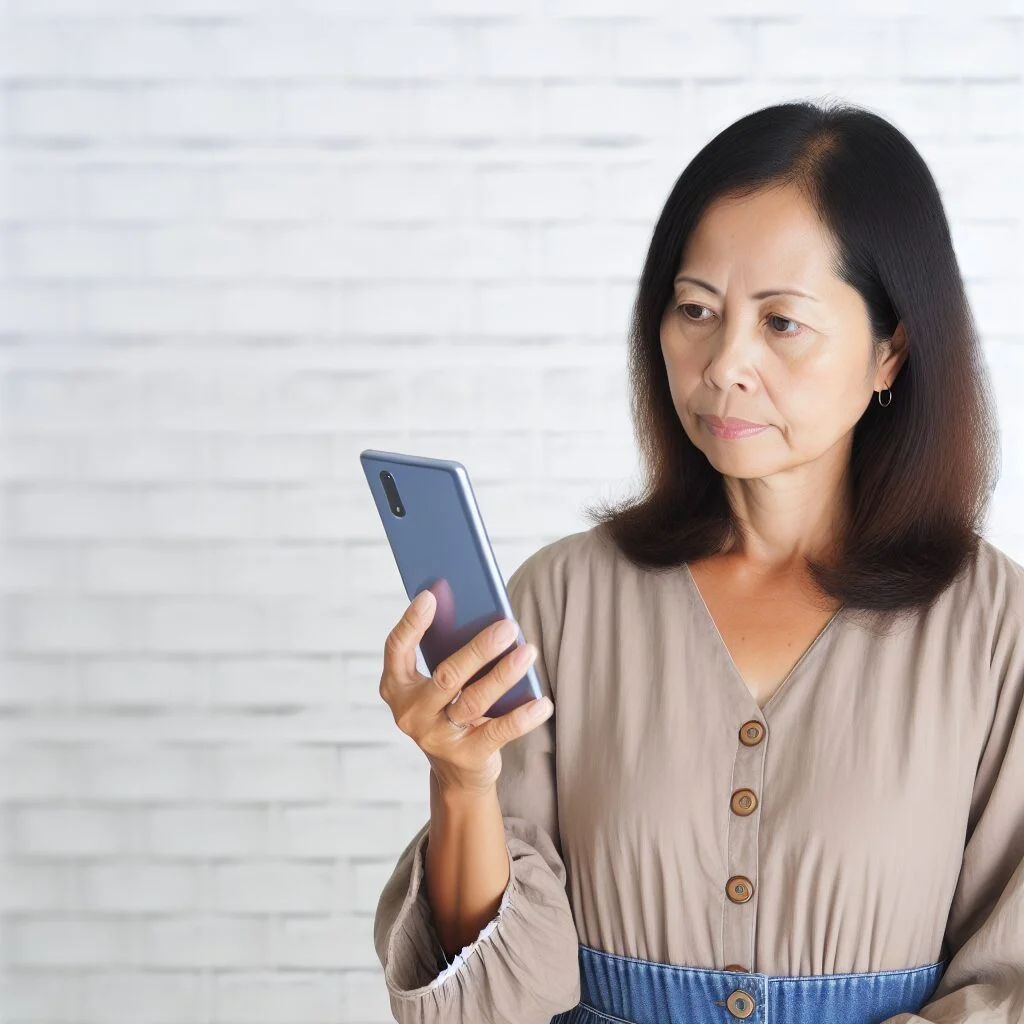 Adult user seeking solutions on blocking unknown calls on smartphone