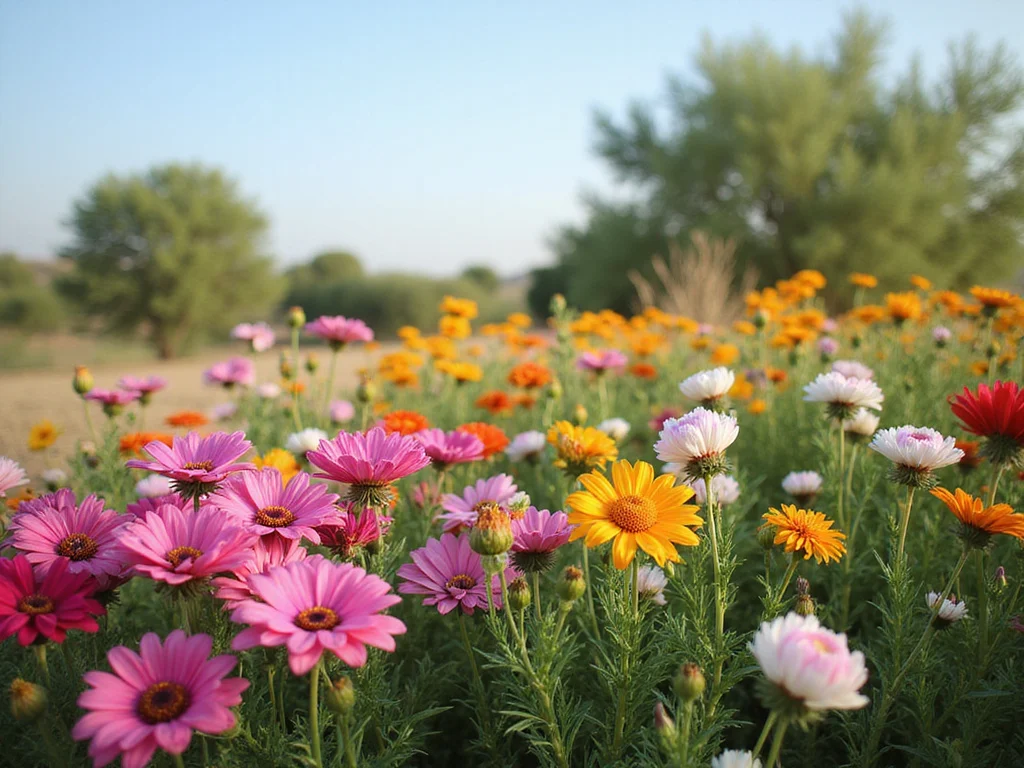 Affordable fresh flower options in tranquil Israeli setting