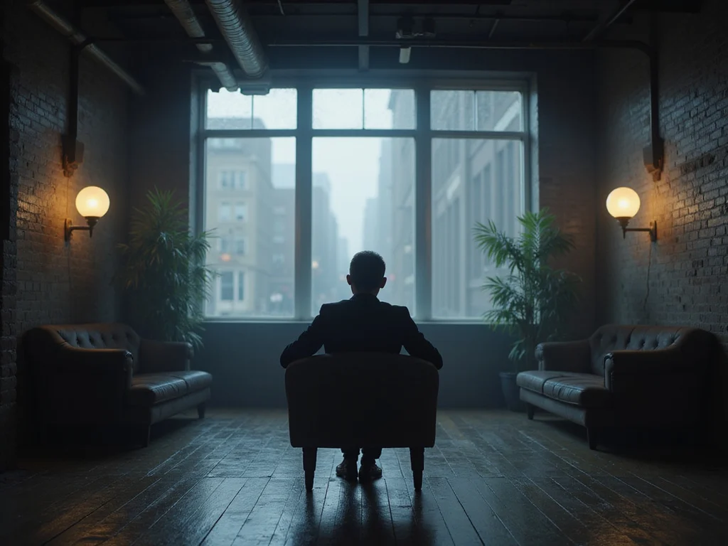 Mysterious location of missing Danny Koshmaro symbolized by empty chair