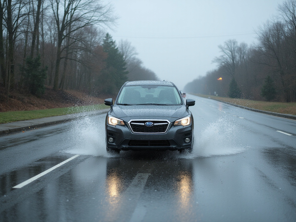 כיצד נגרמת החלקה של רכב על פני הכביש