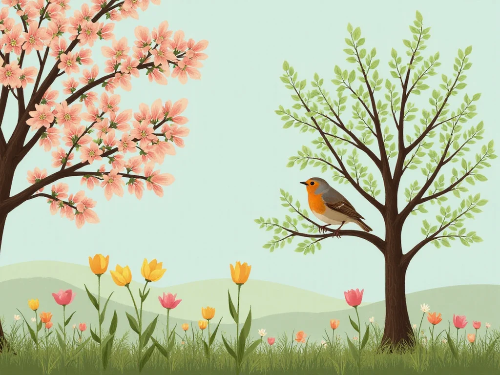 Signs of spring in western country for איך יודעים שבא אביב guide