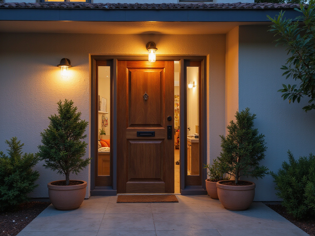 Welcoming home scene with Israeli culture elements