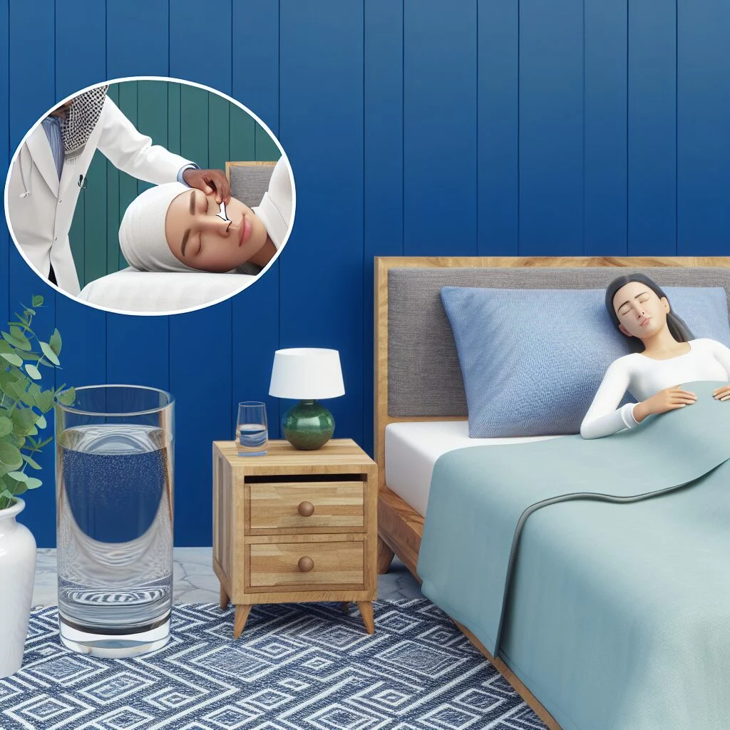 Tips for opening a blocked nose in serene sleep environment