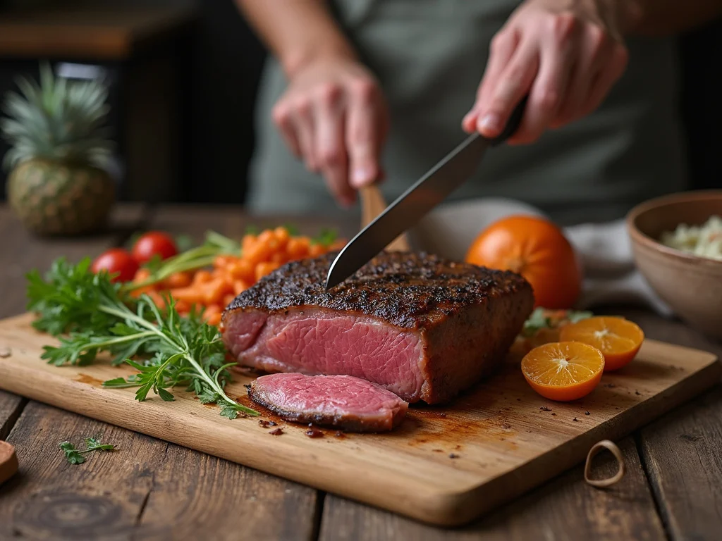Person cooking liver representing איך צולים כבד blog topic