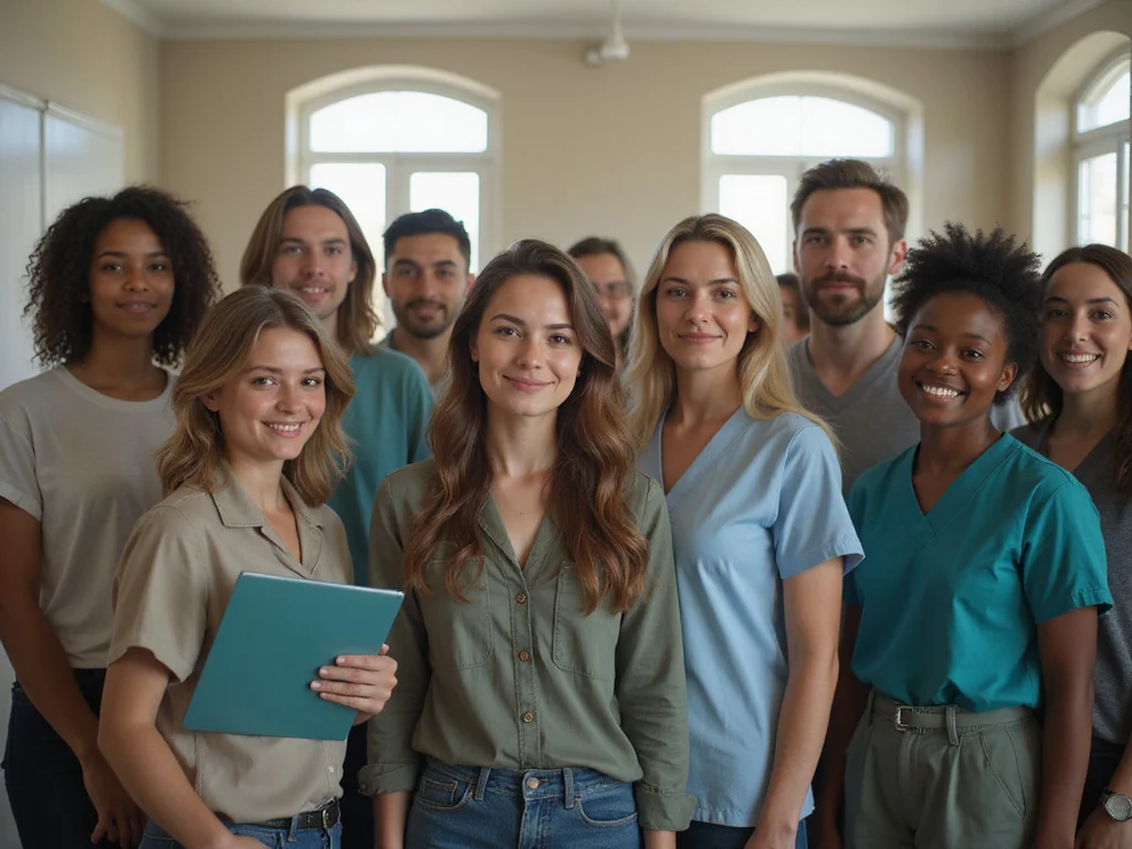 Diverse group actively donating bone marrow
