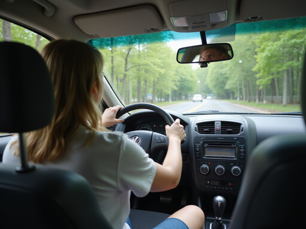 Vehicle's air conditioner use impacting air pollution in green urban area