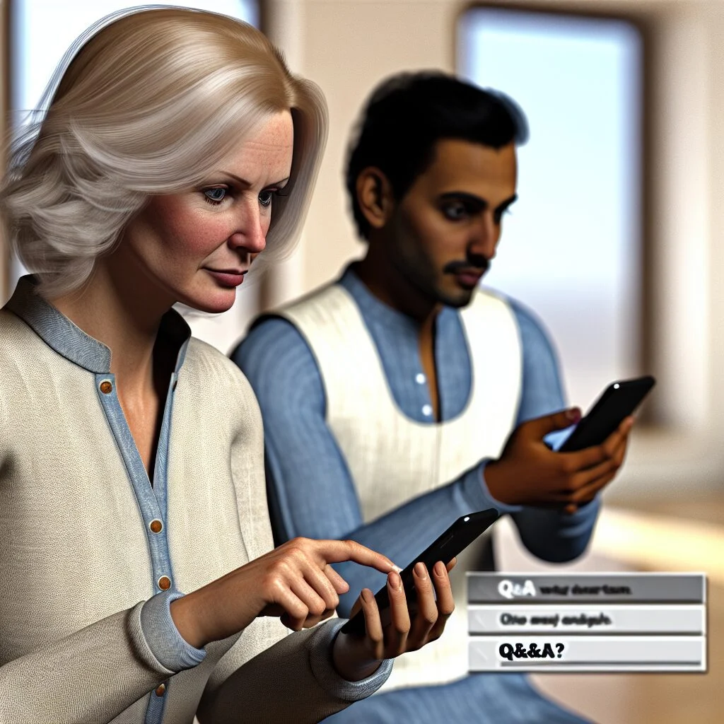 Person using איך וויז עובד app on smartphone