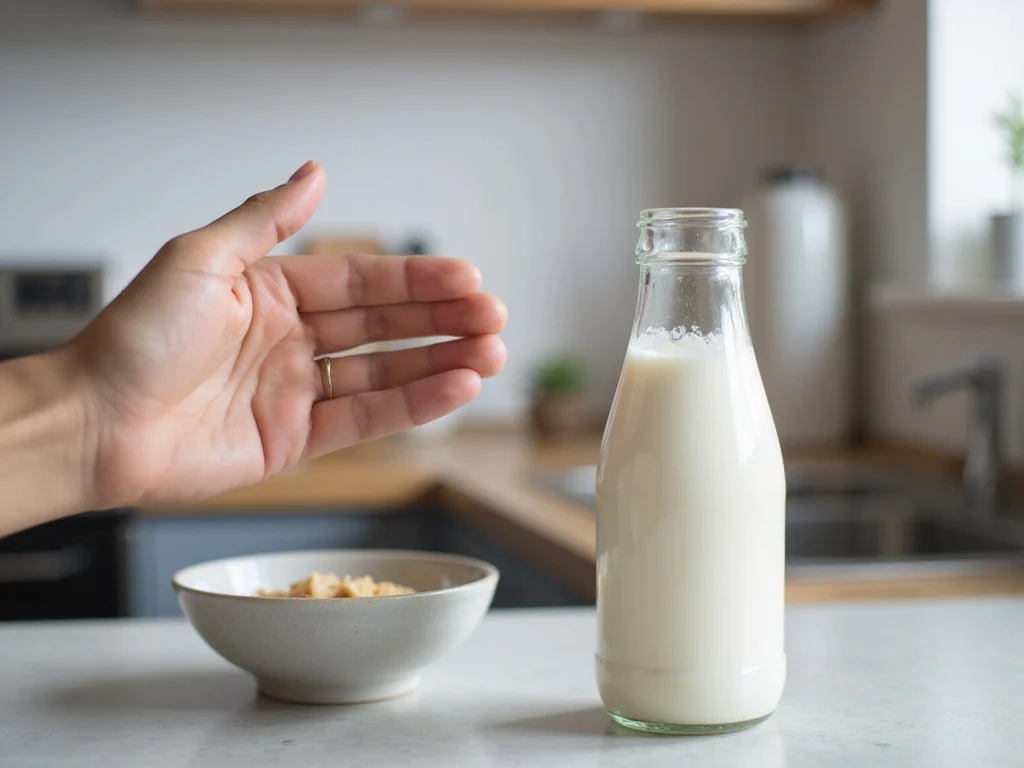 Guide to recognizing spoiled milk in a modern kitchen