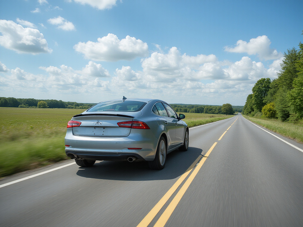 Mid-range sedan braking demonstrating speed's influence on stopping distance