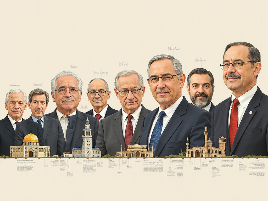 Timeline of Israeli Prime Ministers from David Ben-Gurion onwards