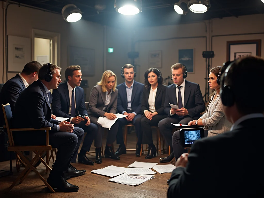 Behind-the-scenes look at איפה צילמו את הבוגדים TV production set