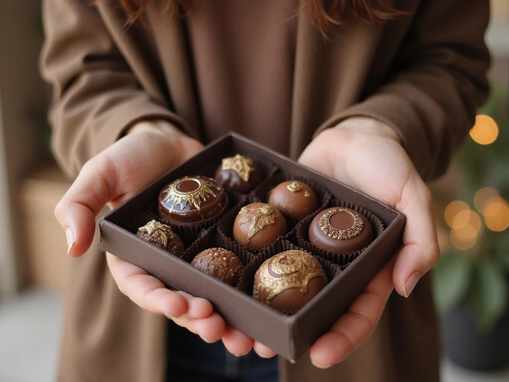 Buying gourmet chocolates inspired by Dubai culture