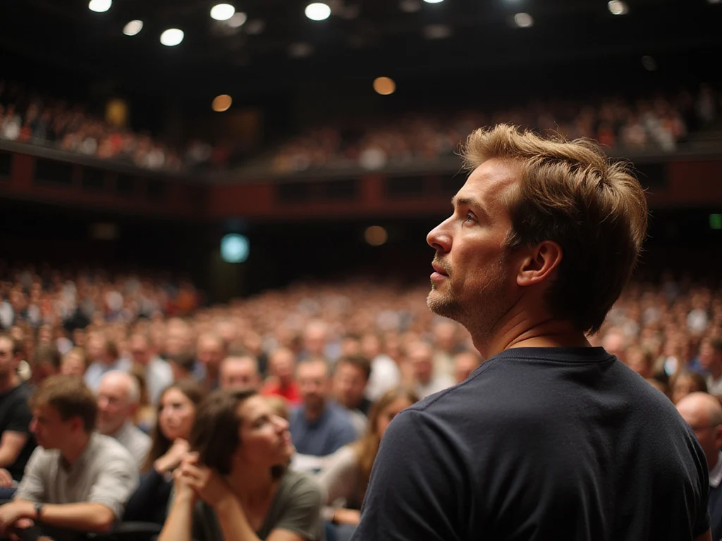Middle-aged man, איפה דניס טל גר, engaging in a TikTok Q&A session