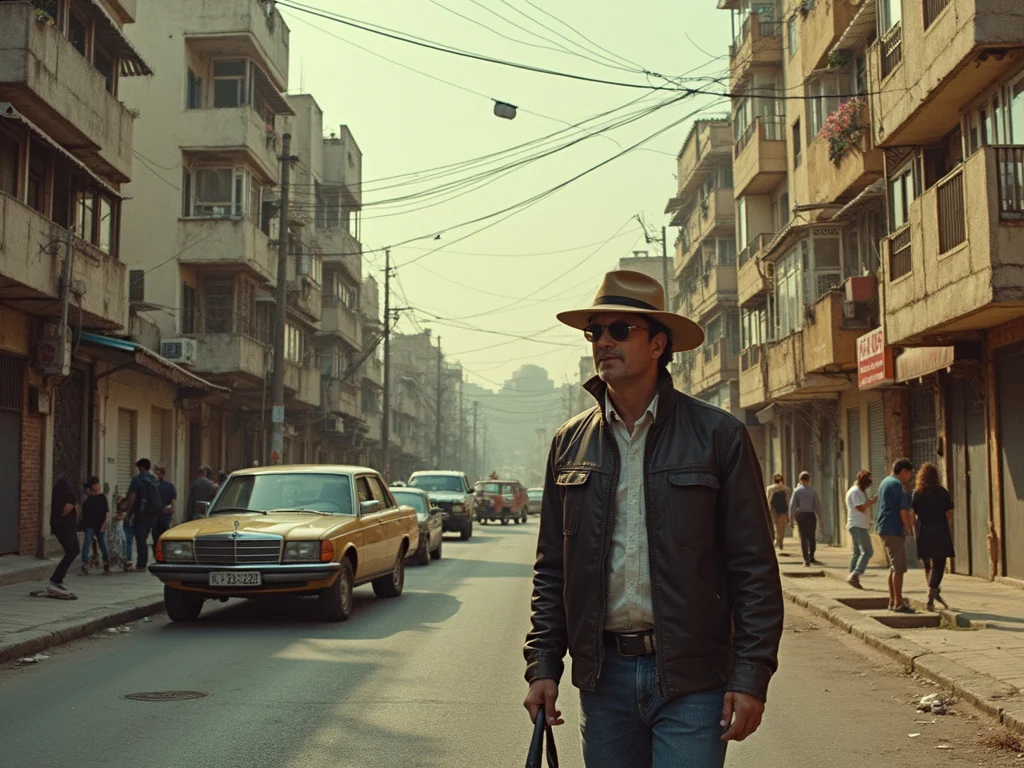 Urban Israel environment with hints of Quentin Tarantino style