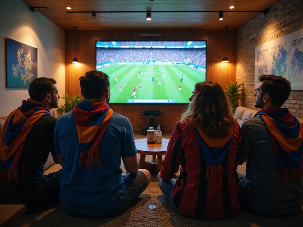 Israeli fans watching Inter Milan versus Barcelona match guide