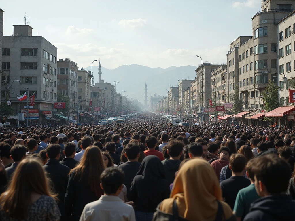 Urban cityscape resembling location where series Tehran was filmed