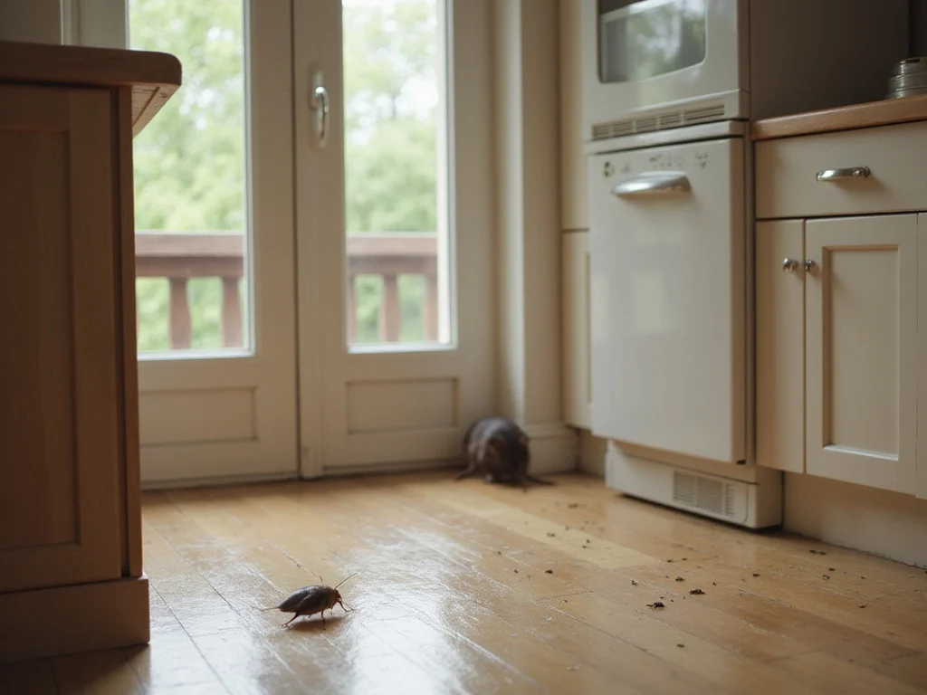 Western home subtly showing signs of pest infestation