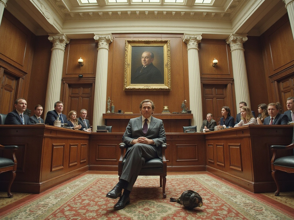 Symbolic representation of Golda Meir's resignation in politics